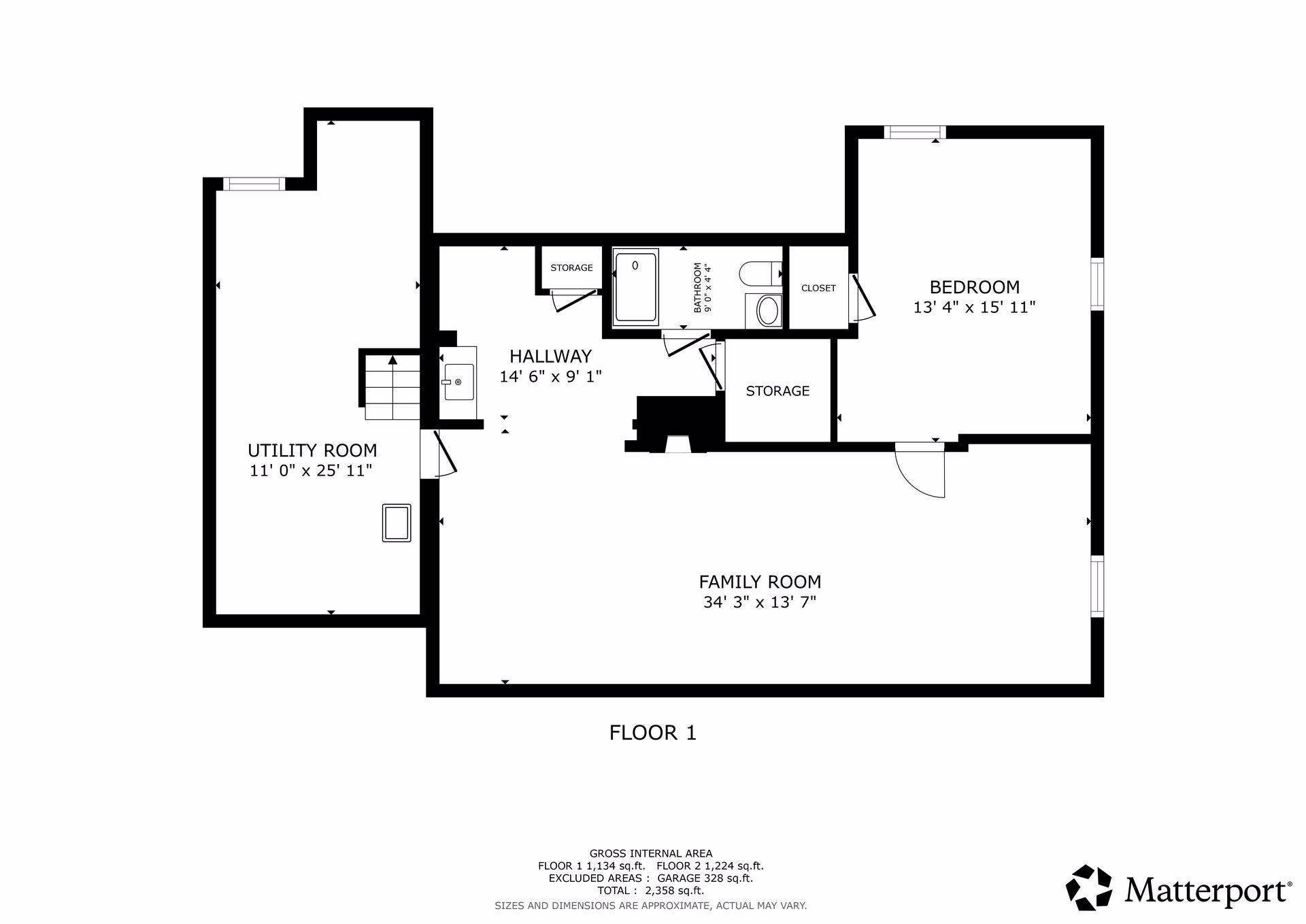 Lower Level Floor Plan