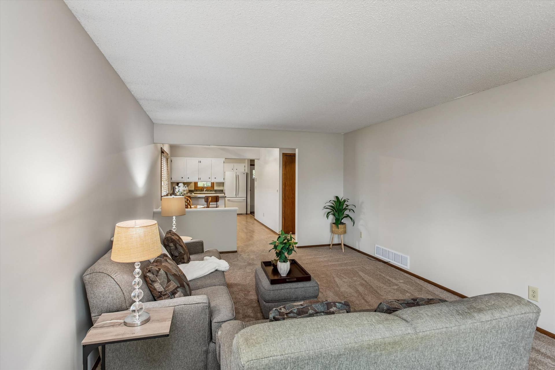 1493 Arundel Street, 97, Saint Paul, MN 55117 Living Room and bedroom have brand new carpet and paint