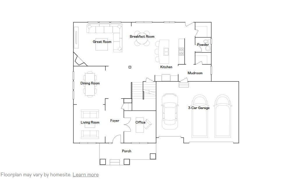 11168 Masters Street N, Lake Elmo, MN 55042 Main level floorplan