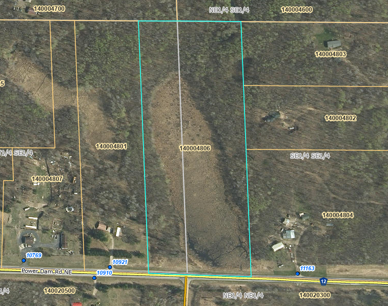 TBD Power Dam Road NE, Bemidji, MN 56601 Aerial Map.png