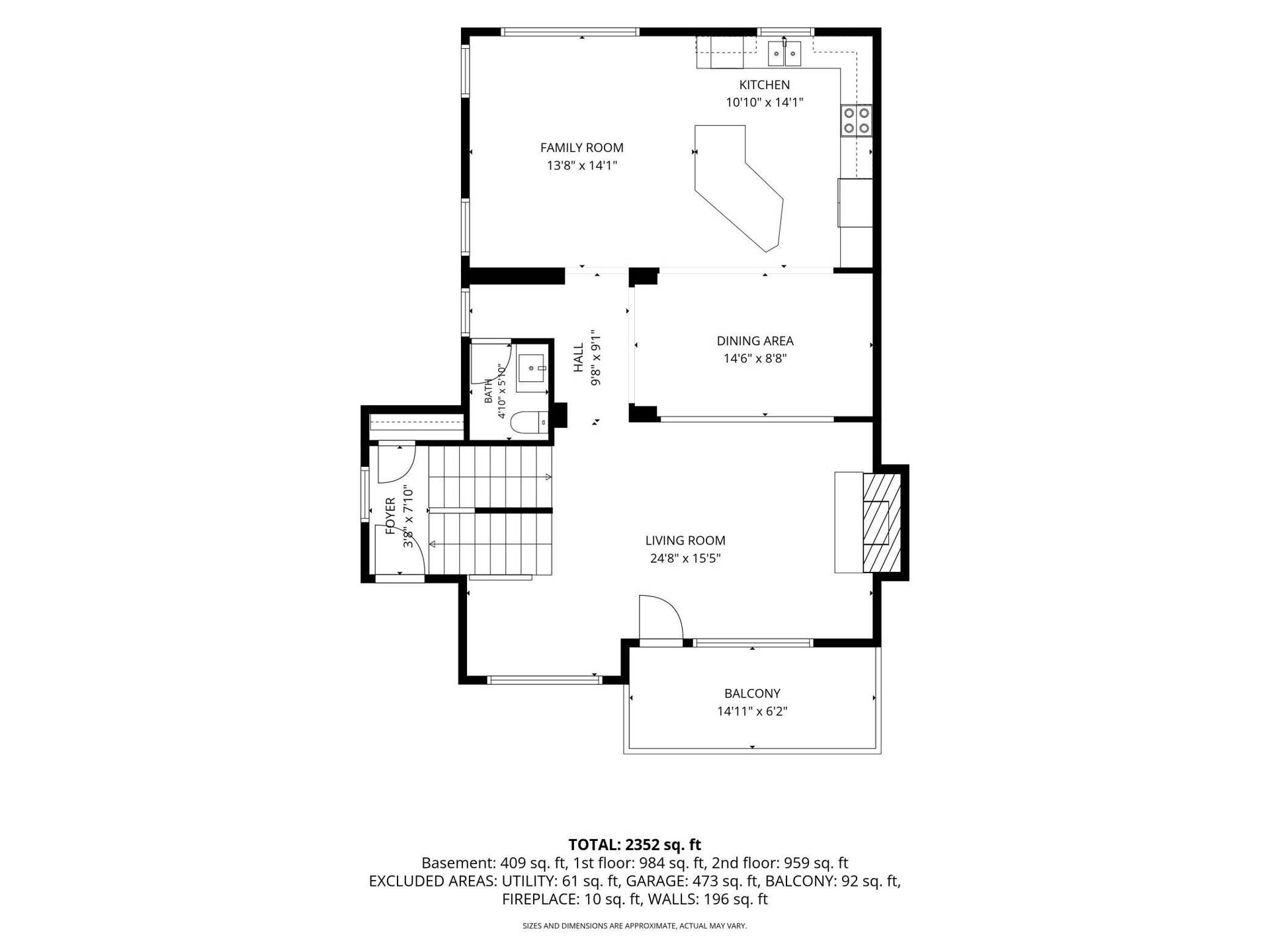 1691 Village Trail E, #7, Maplewood, MN 55109 2nd_floor_1691_village_trail_7_maplewood_with_dim.jpg