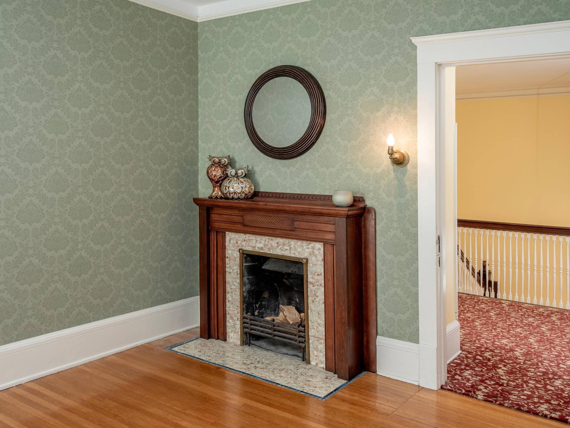 661 Fairmount Avenue, 100, Saint Paul, MN 55105 The wood-burning fireplace serves as a beautiful focal point
