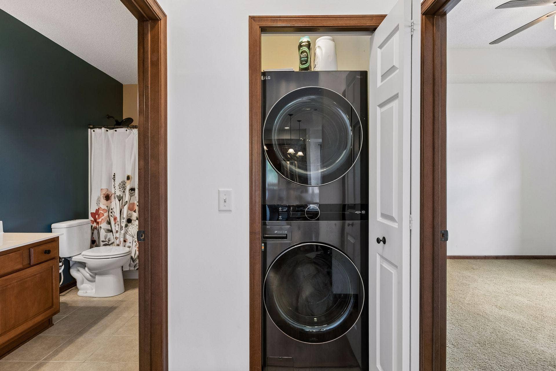 Laundry closet
