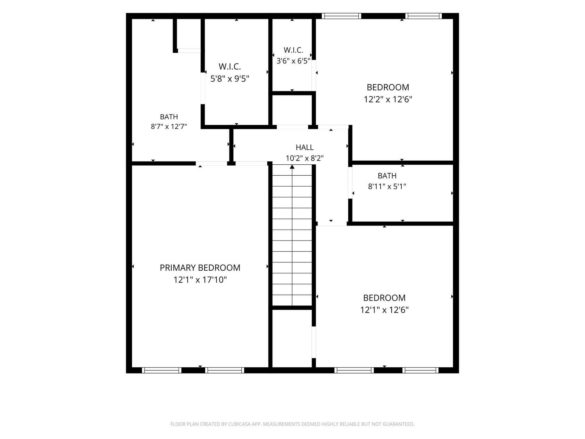 8035 Moidore Drive NW, Bemidji, MN 56601 Upstairs floor plan