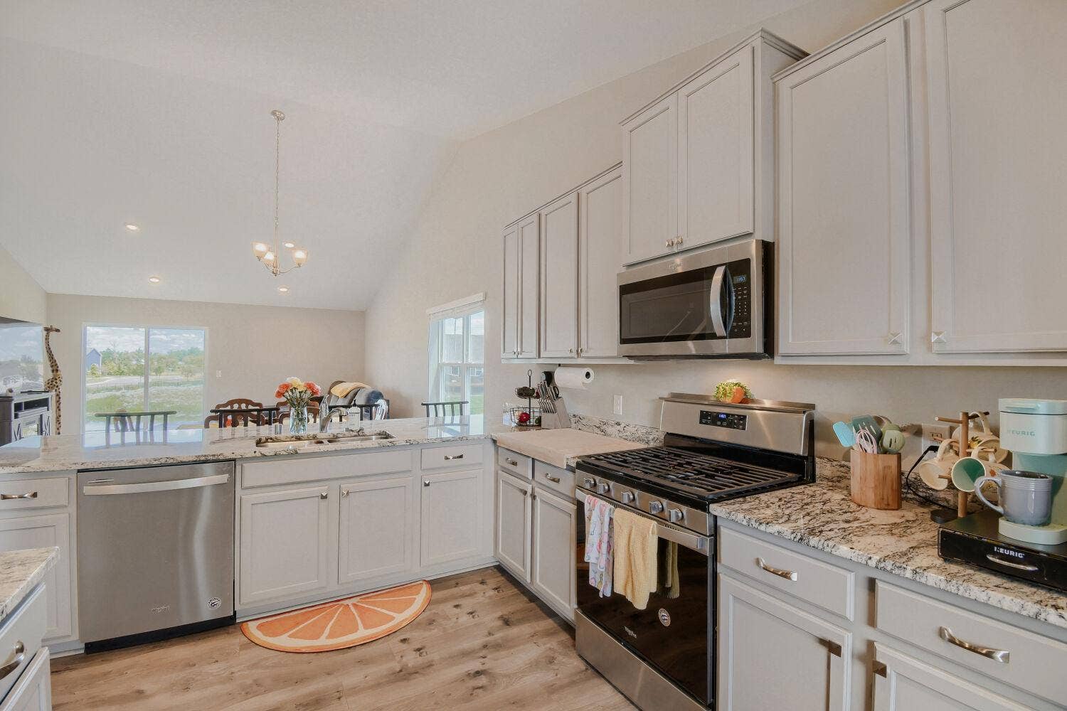 Energy star, stainless appliances.