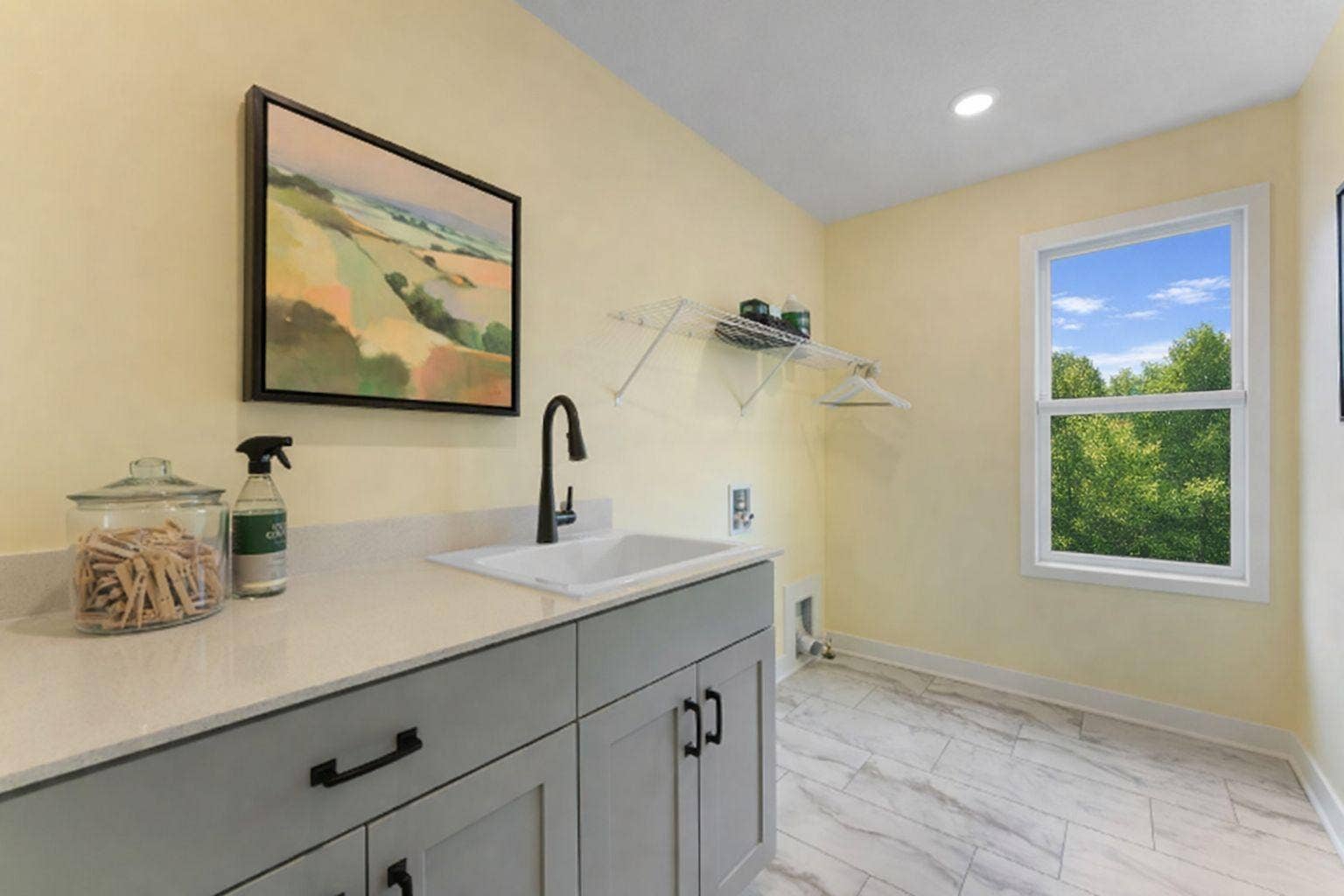 1848 Royal Boulevard N, Lake Elmo, MN 55042 The laundry room is conveniently located on the upper level of the home.