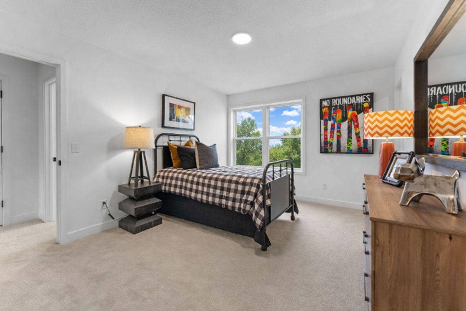 1848 Royal Boulevard N, Lake Elmo, MN 55042 Versatile in nature, this large upper-level bedroom can host twin bunk beds for younger residents that want to double up.