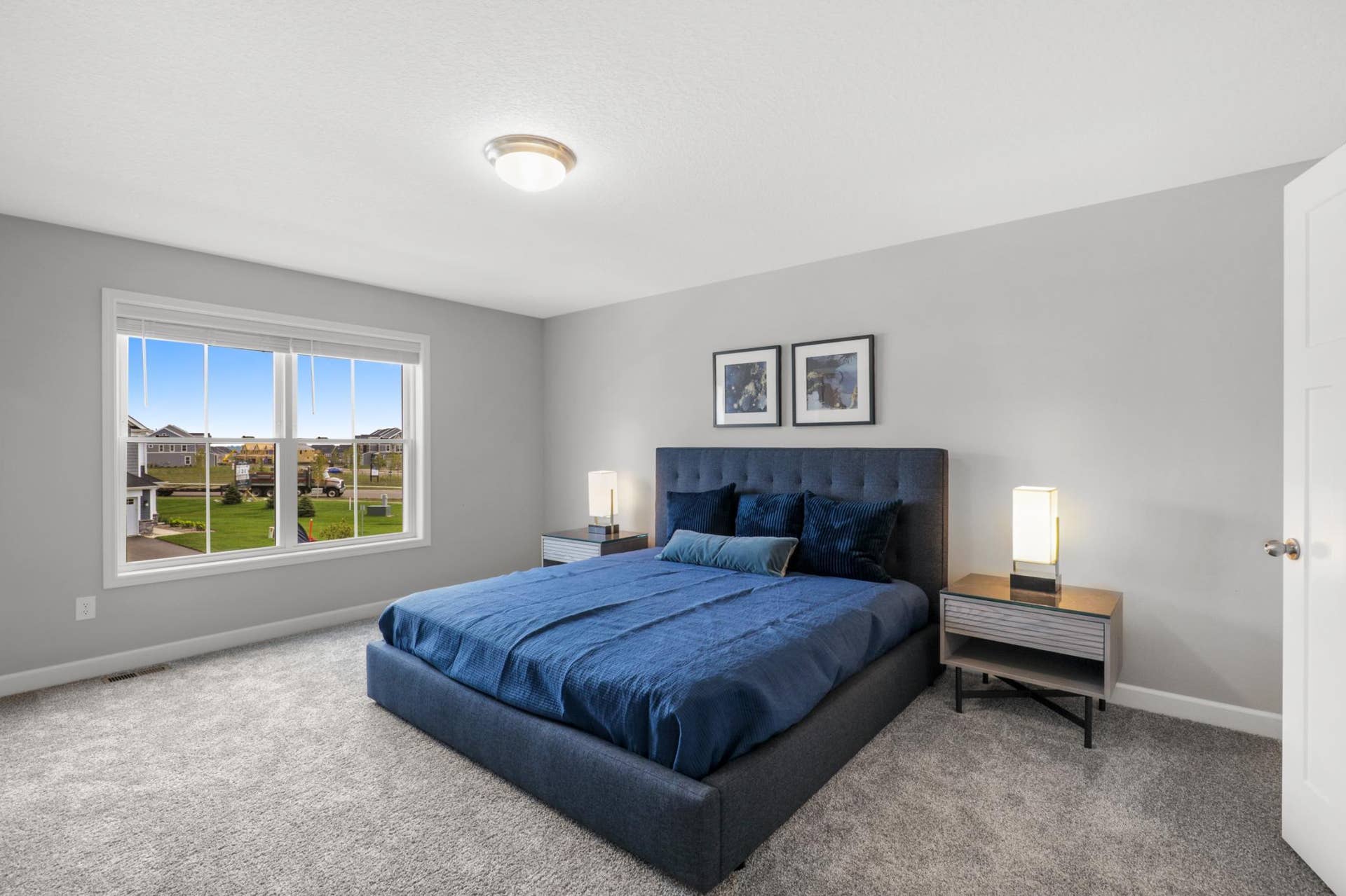 Pictures are from the Furnished Model House that is a Saint Clair Exterior Floor Plan. This home will be very similar, but is a Saint Clair Interior Floor Plan.