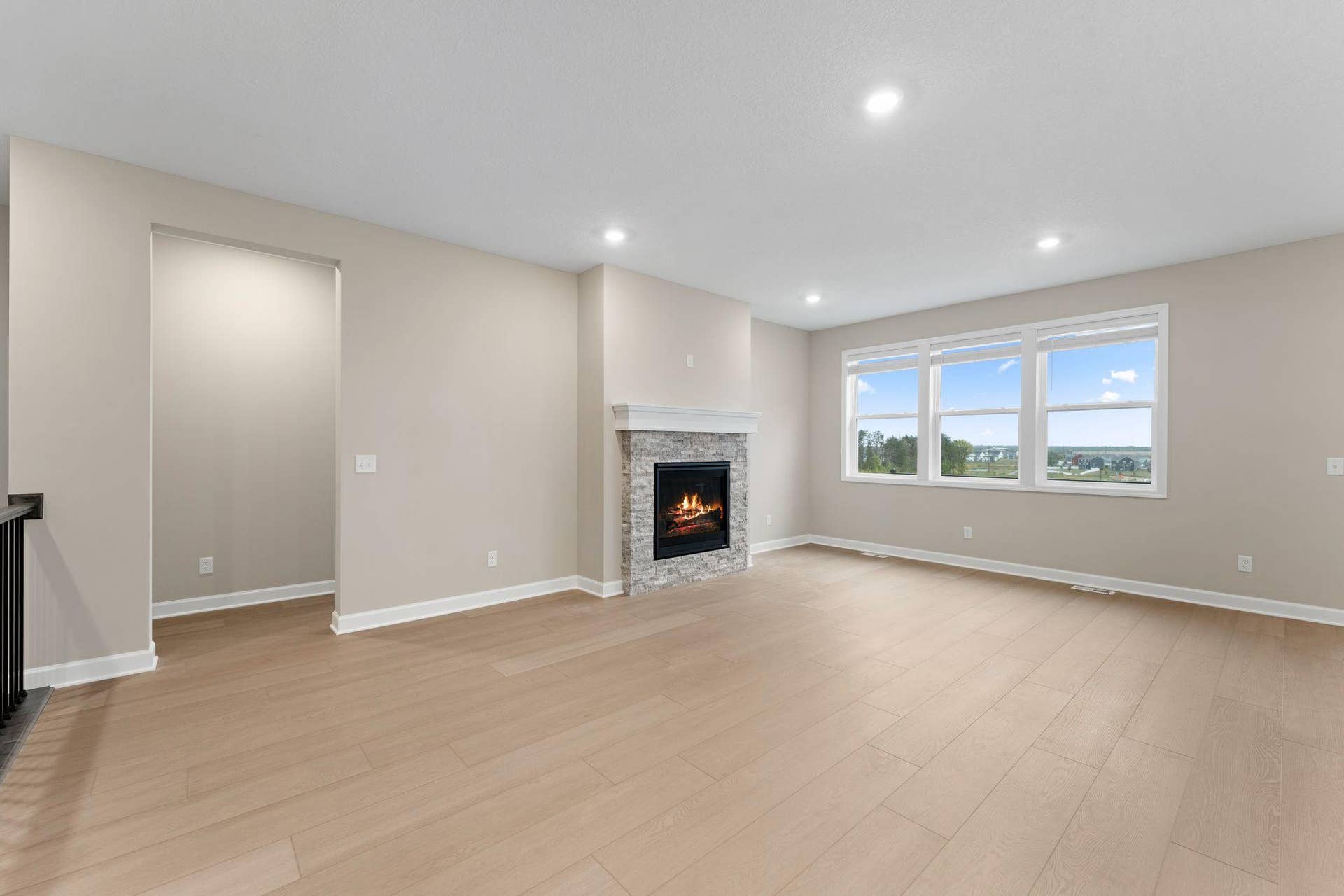 5184 Long Pointe Bay, Woodbury, MN 55129 The Great Room is among the open layout, making entertaining guests and hosting memorable gatherings with loved ones easy.