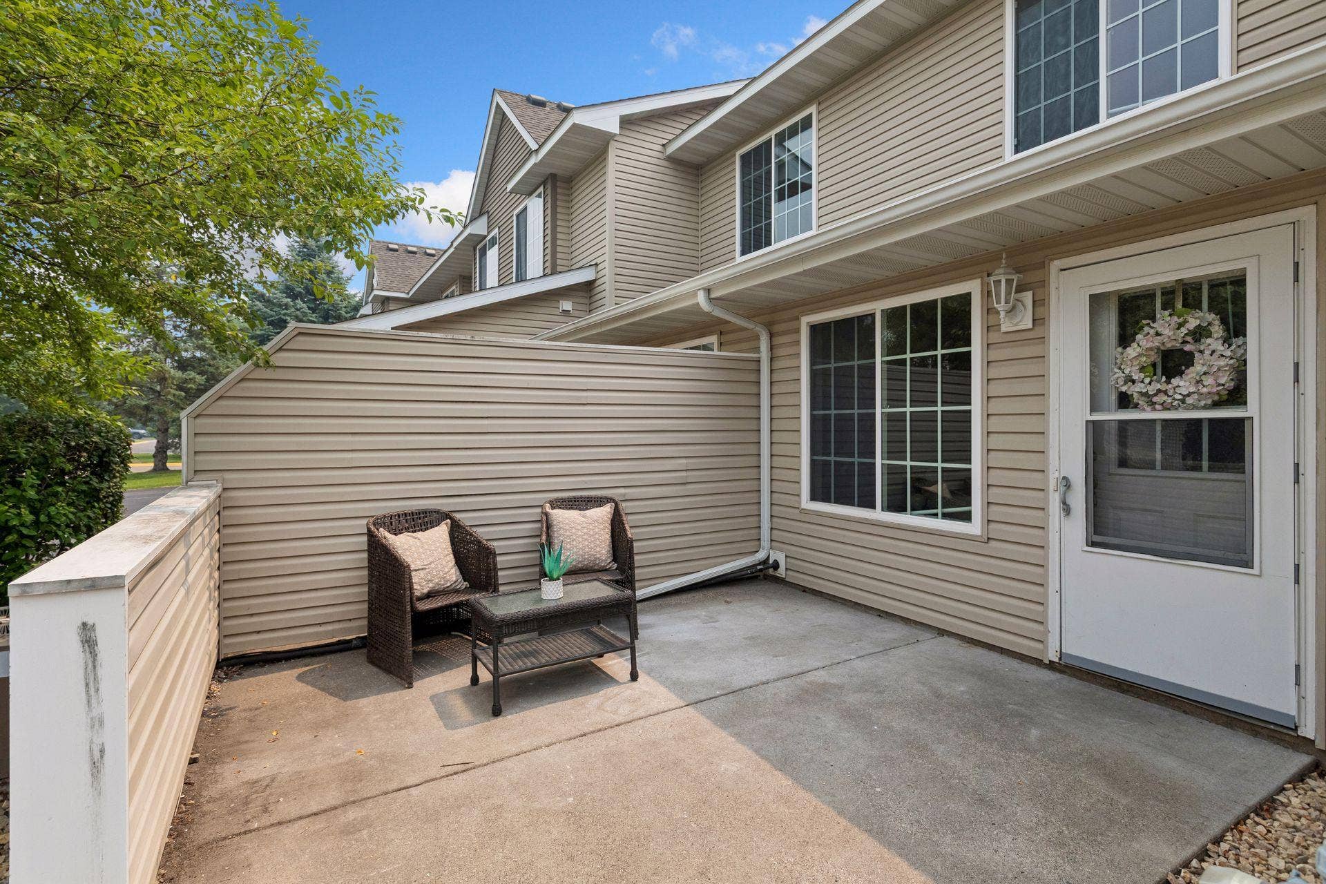 Front patio for outdoor entertaining.