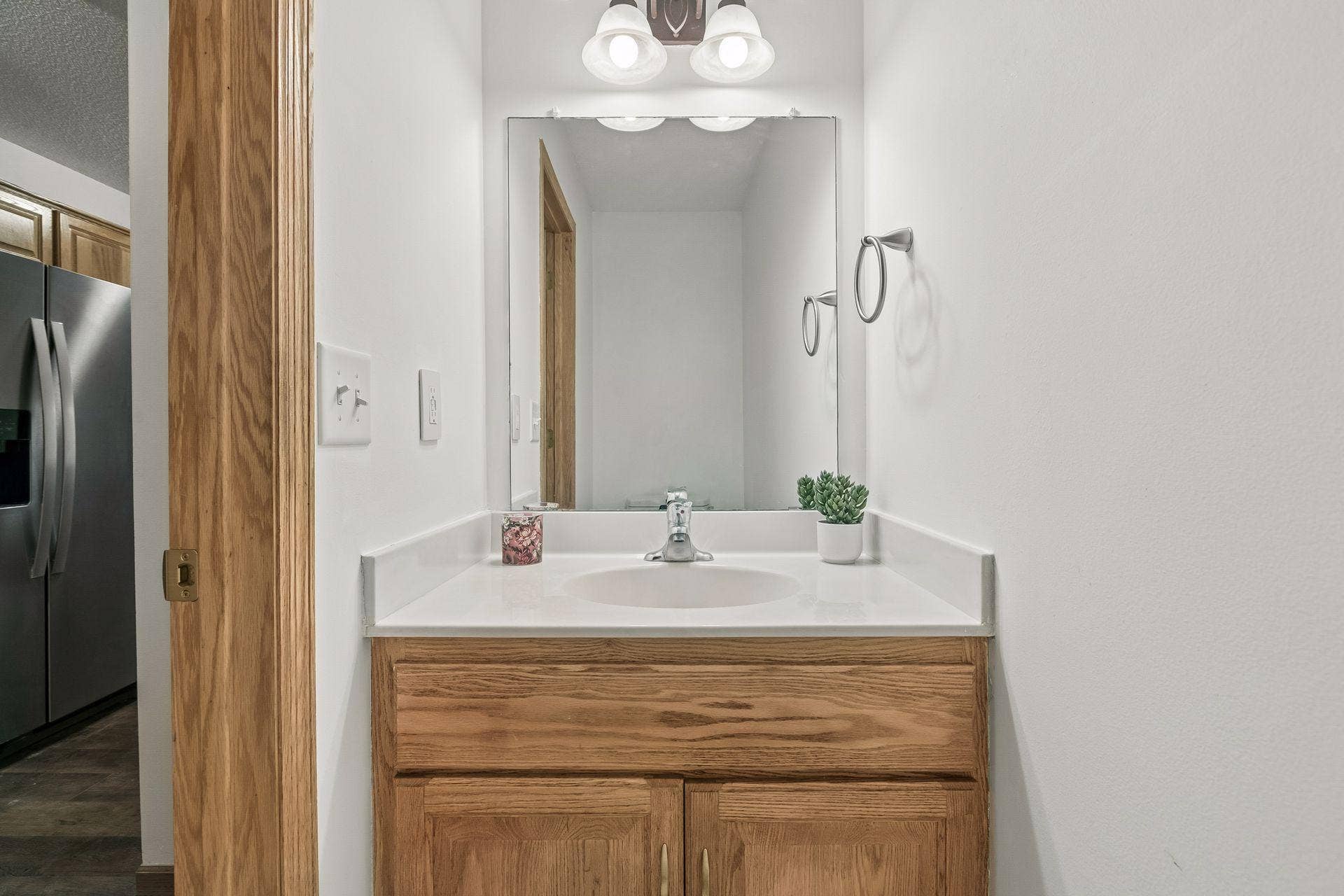 Main floor half bath.