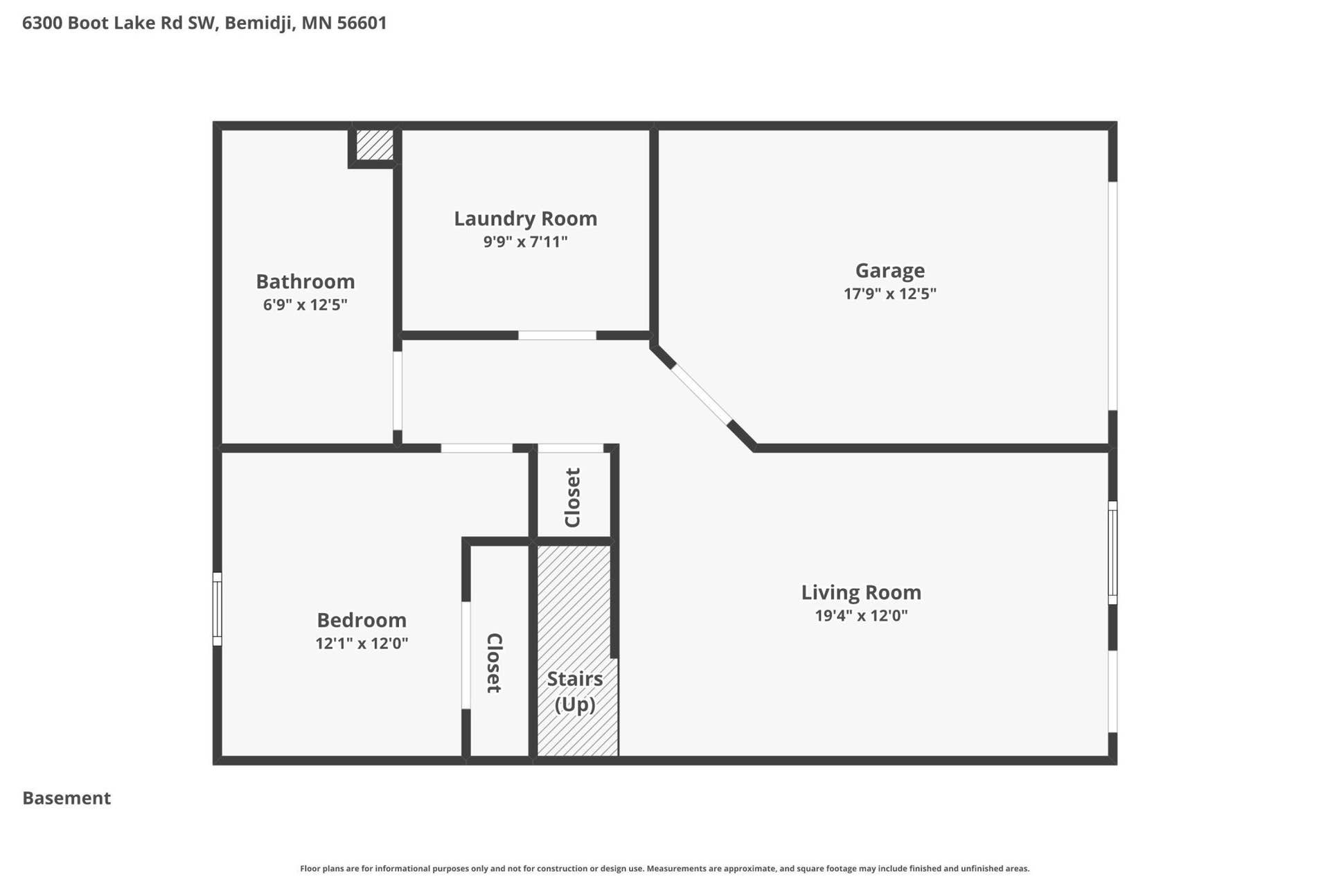 6300 Boot Lake Road SW, Bemidji, MN 56601 Basement.jpg