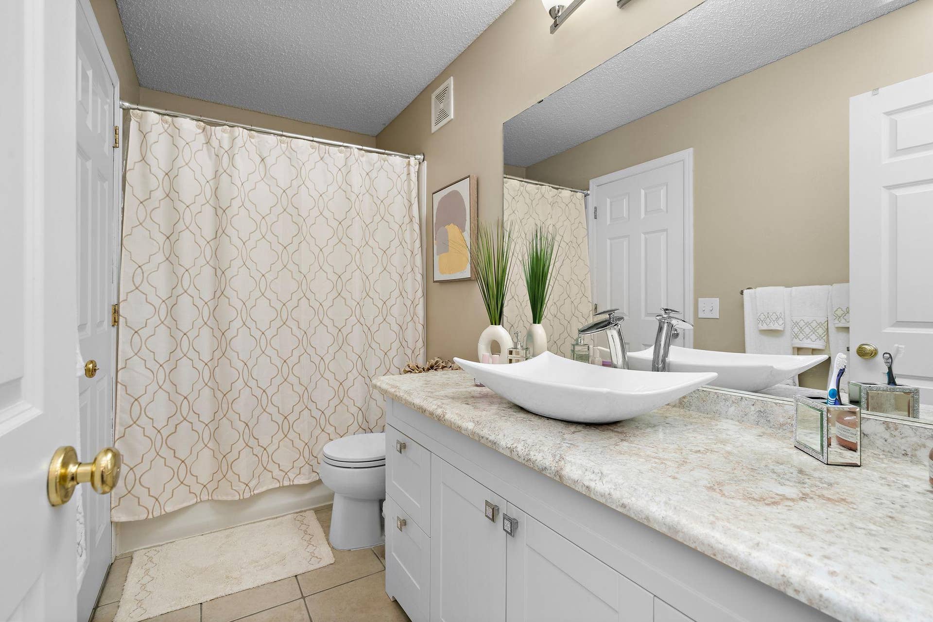 17549 70th Place N, Maple Grove, MN 55311 Refreshed upstairs bathroom with plenty of counter space.