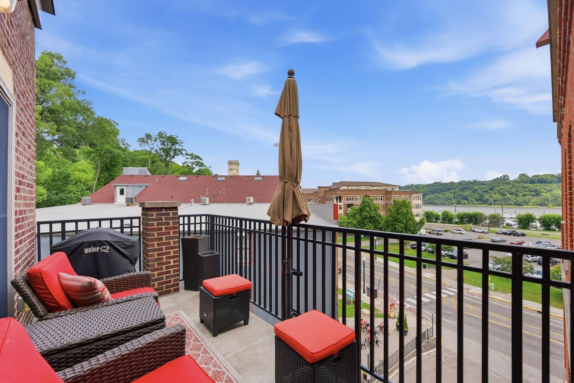350 Main Street N, #446, Stillwater, MN 55082 River View from Deck