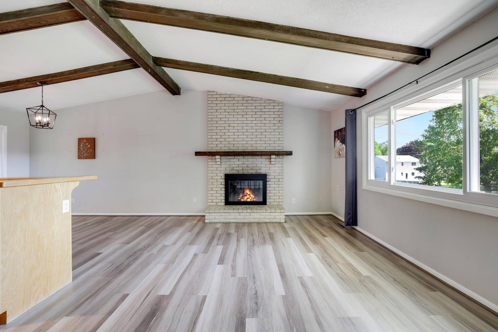 2741 Xylon Avenue N, New Hope, MN 55427 Beautiful wood laminate floors and wood burning fireplace