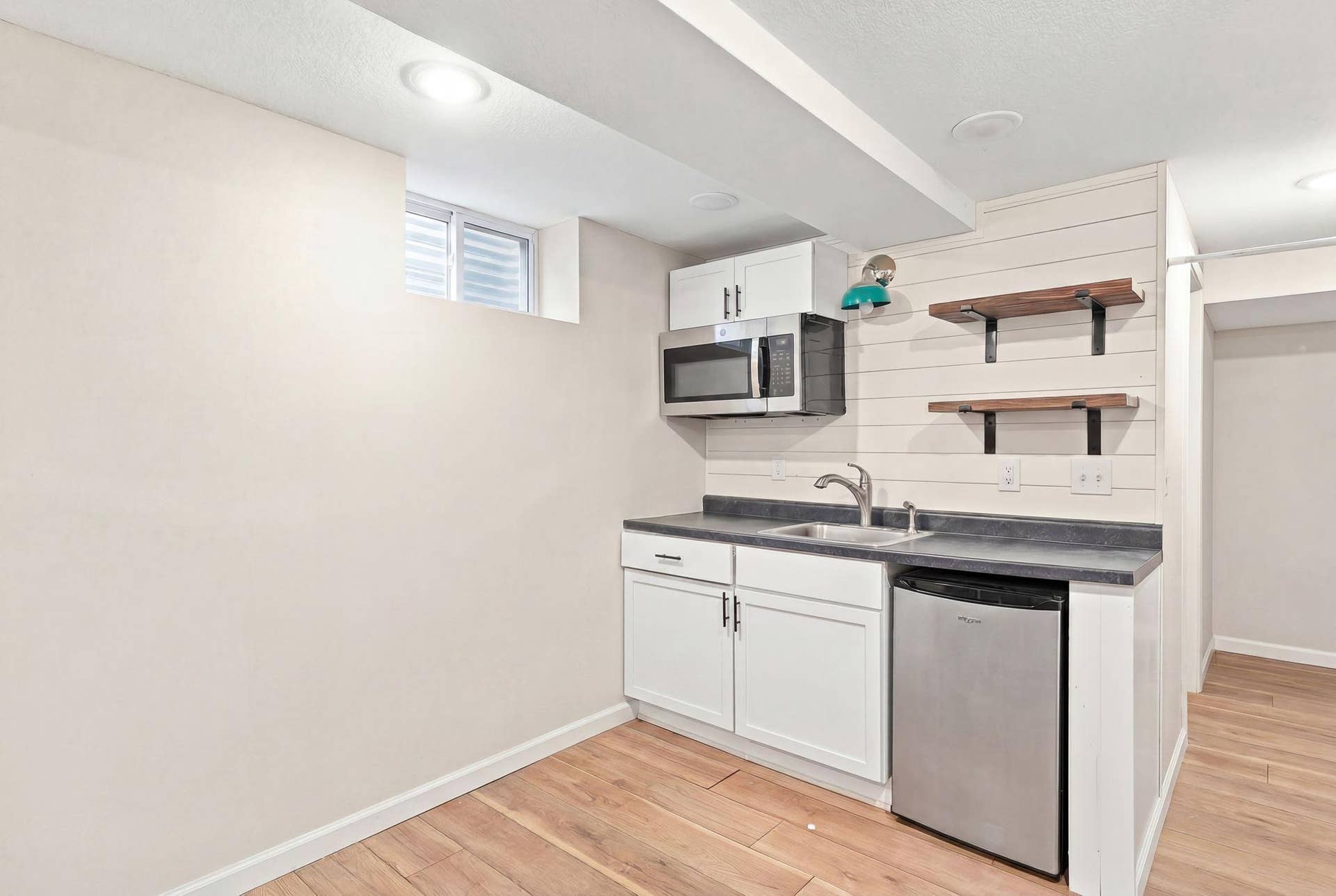 Living Room with Wet Bar