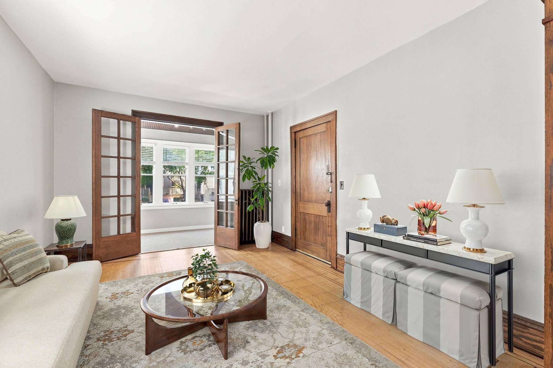 Main floor unit living room