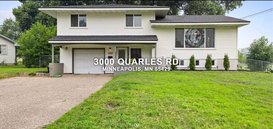 Property photo for 3000 Quarles Road, Brooklyn Center, MN