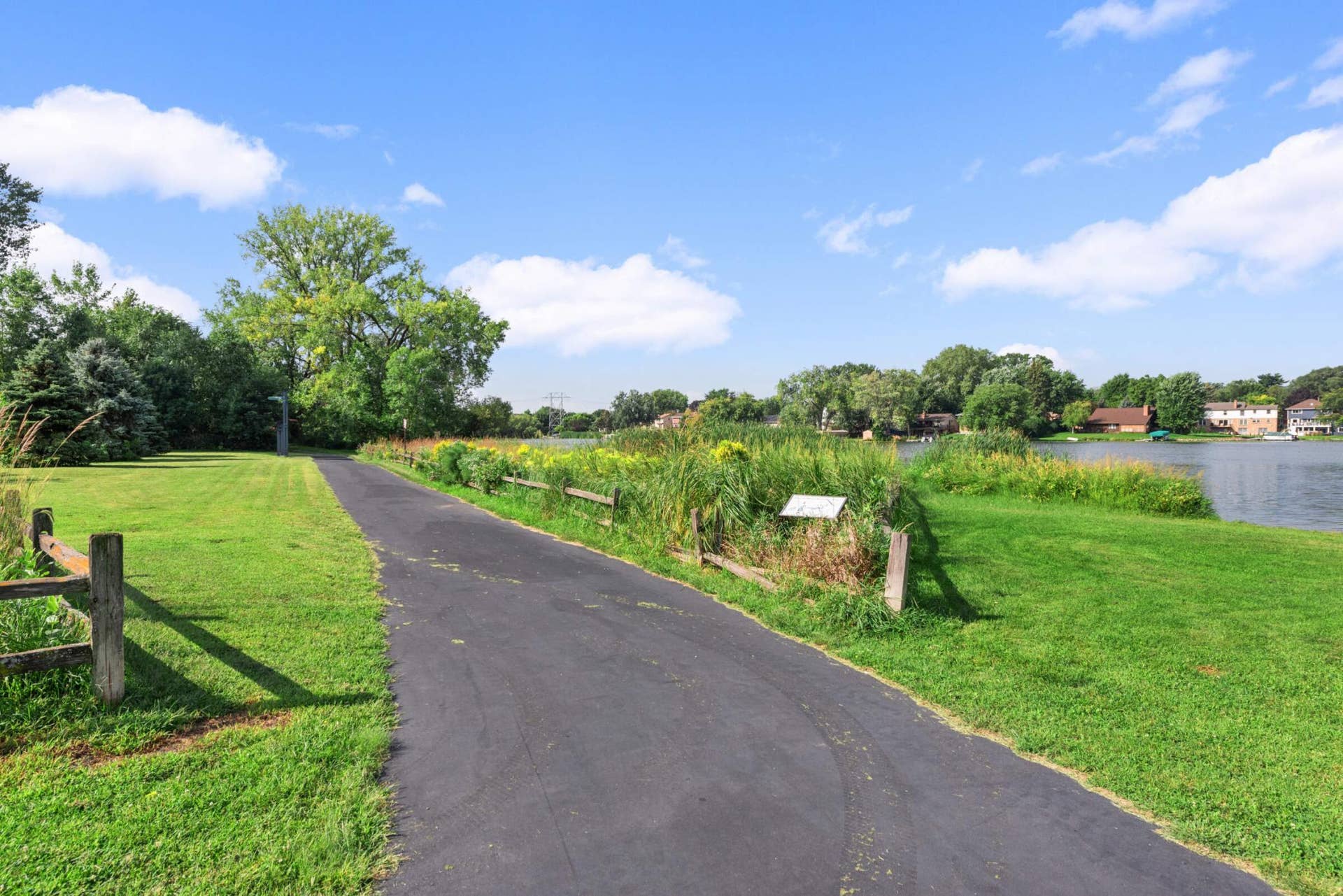 4201 Lakeside Avenue N, #113, Brooklyn Center, MN 55429 Miles of paved walking and biking trails wind through the lakeside park, offering easy access to nature every day.