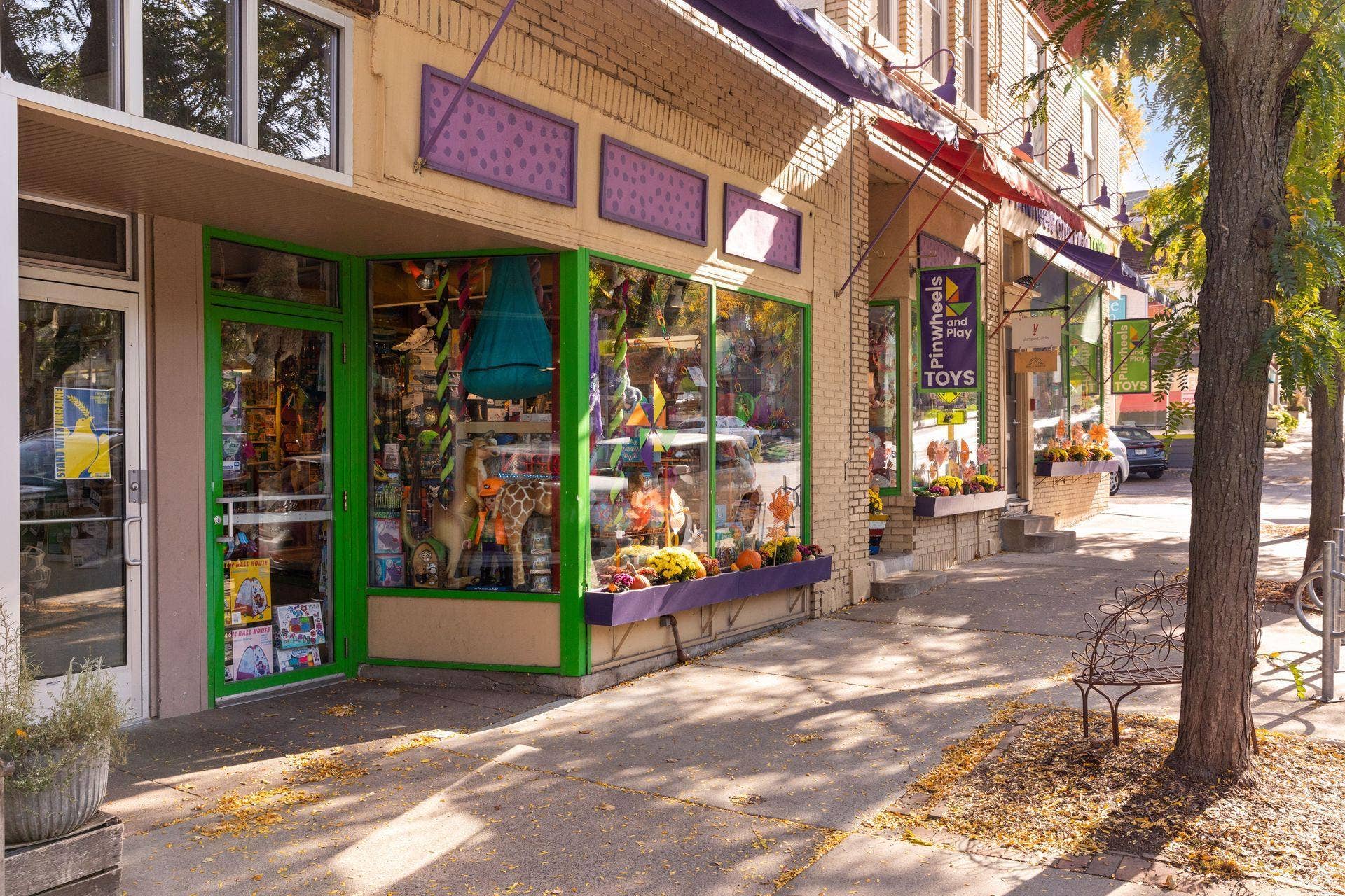 4120 Queen Avenue S, 42, Minneapolis, MN 55410 Pinwheels and Play Toys Charming neighborhood toy shop filled with playful finds for kids of all ages.