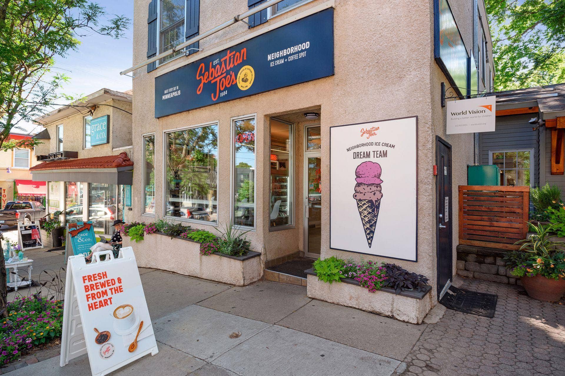 4120 Queen Avenue S, 42, Minneapolis, MN 55410 Sebastian Joes a Linden Hills favorite just minutes from Queen and an easy excuse to walk over for ice cream.