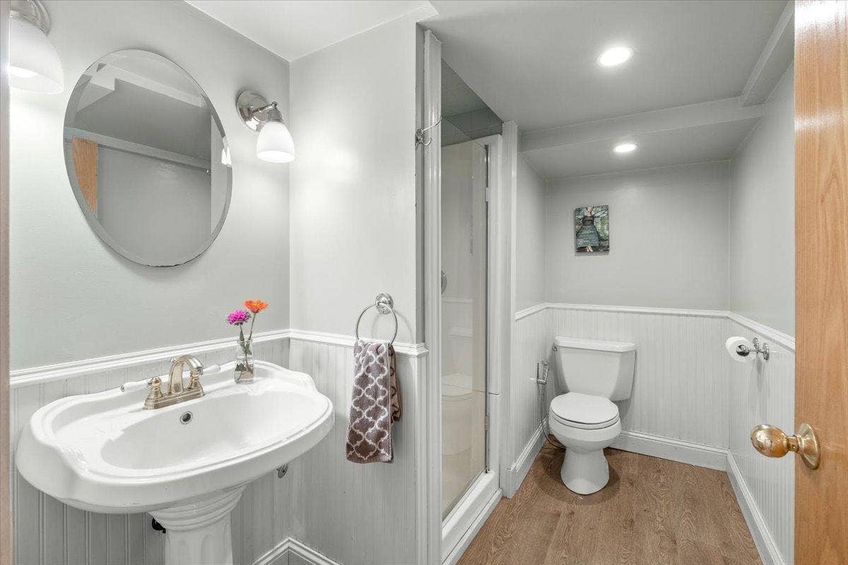 Bathroom in lower level