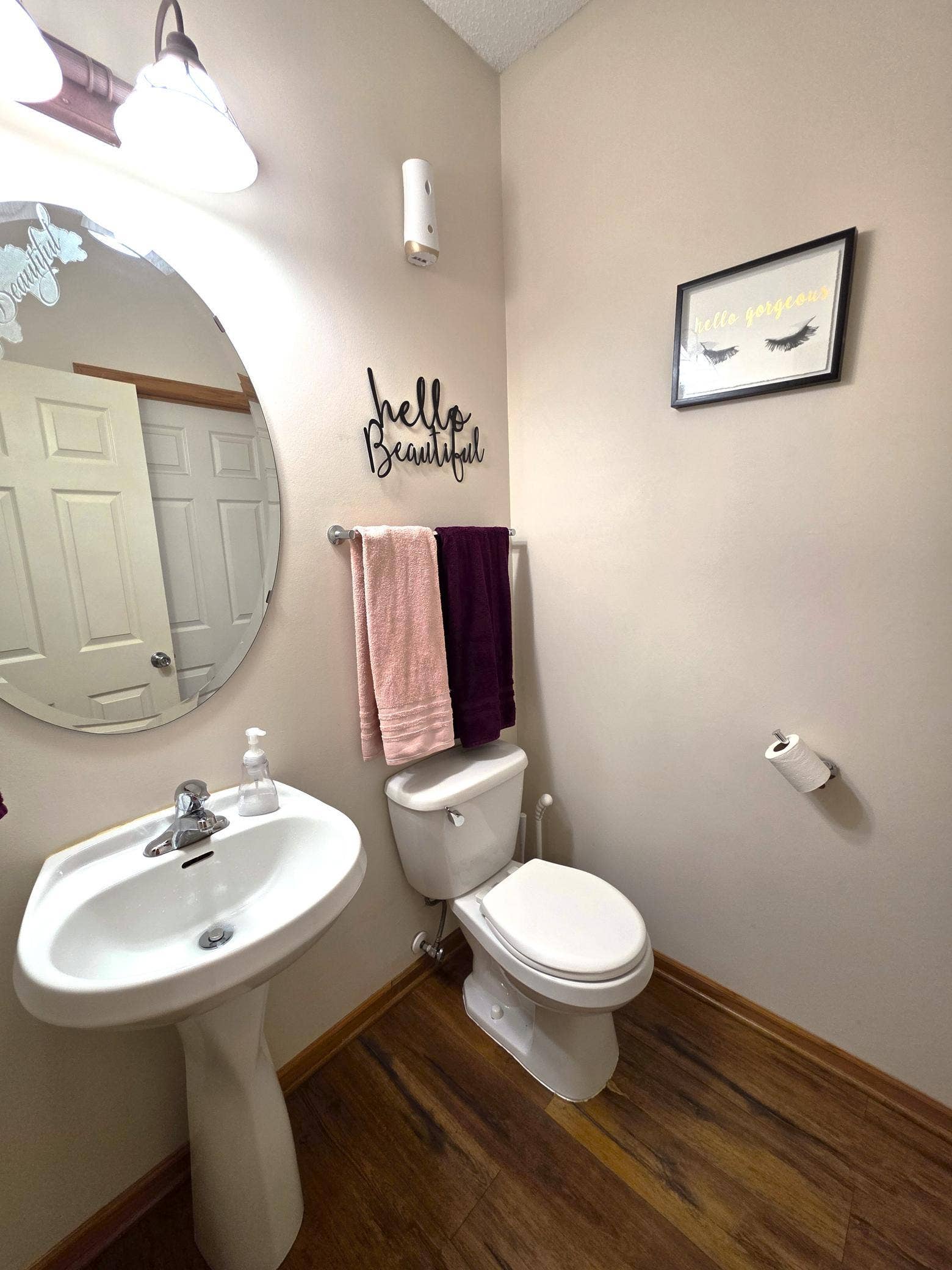 1611 Woodlynn Avenue, #3, Maplewood, MN 55109 This half-bath is great for guests!
There is also an adjacent storage closet off of this room.
