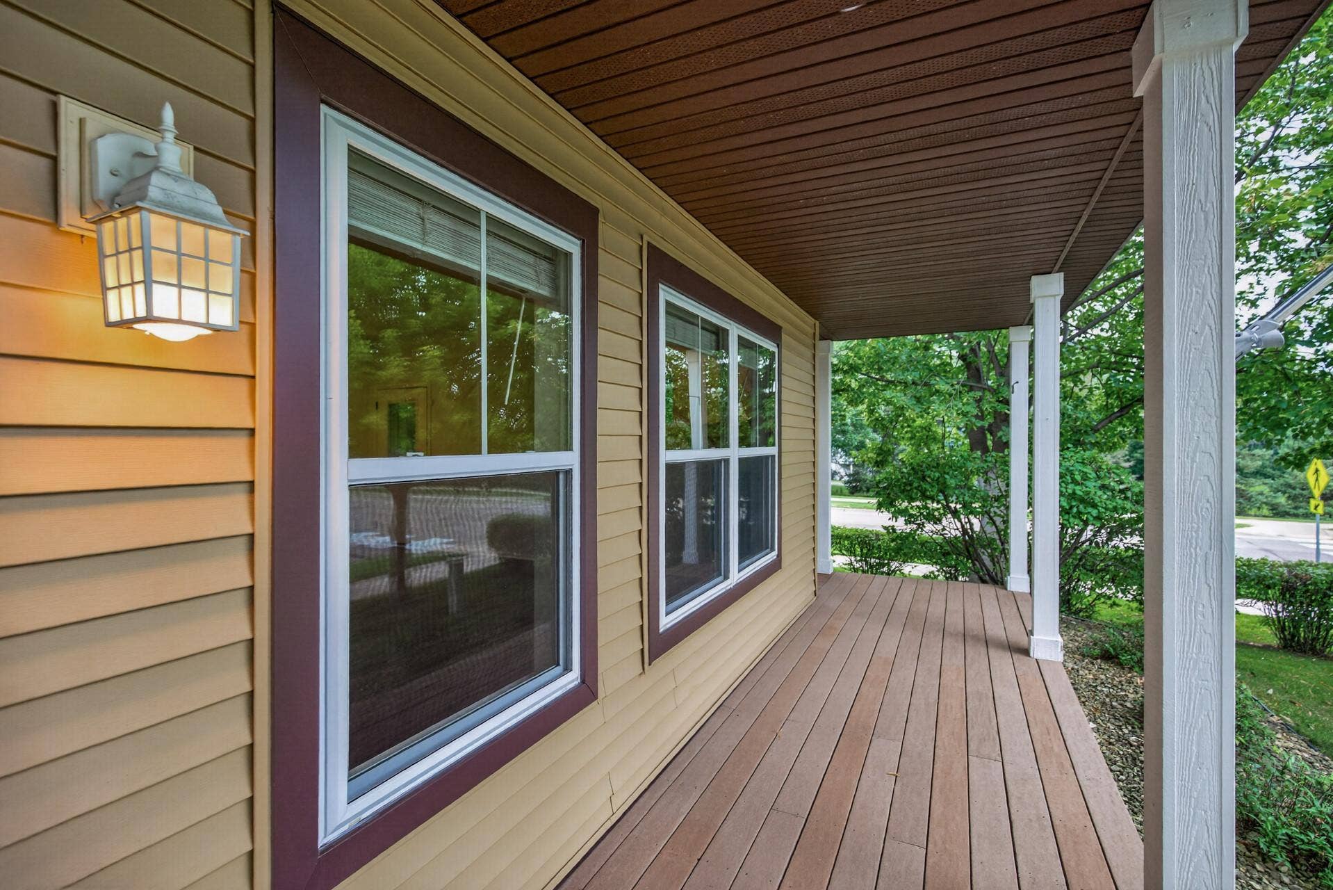 Cozy front porch