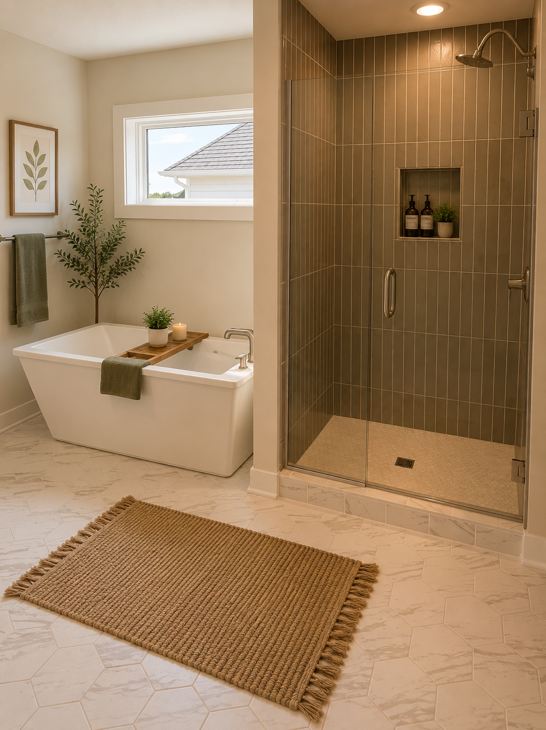 18119 103rd Avenue N, Maple Grove, MN 55311 Owner's bath virtually staged