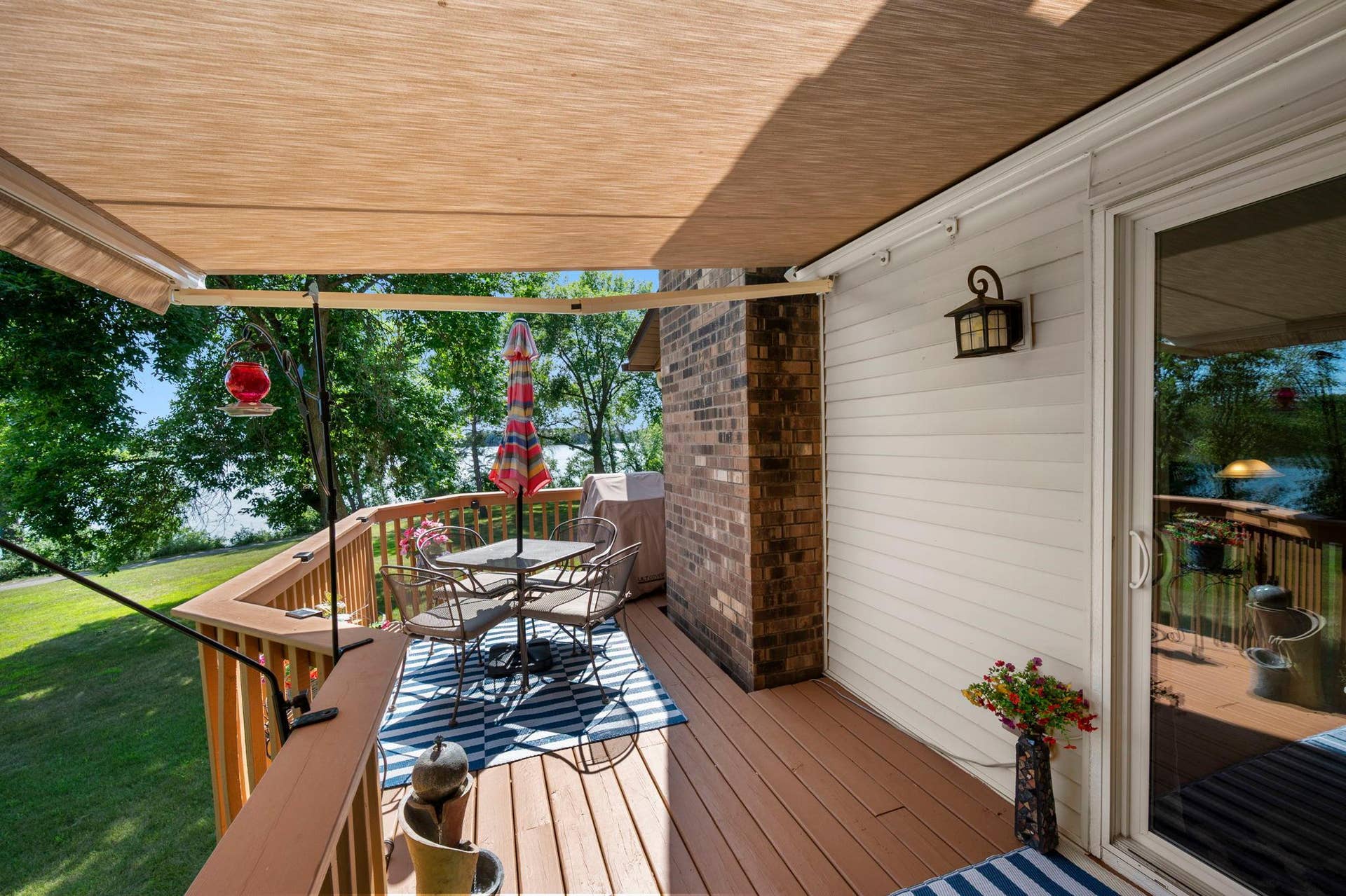 14333 91st Place N, Maple Grove, MN 55369 This is where you'll want to spend a lot of time, under your awning reading a book, having morning coffee or just enjoying the lake view.