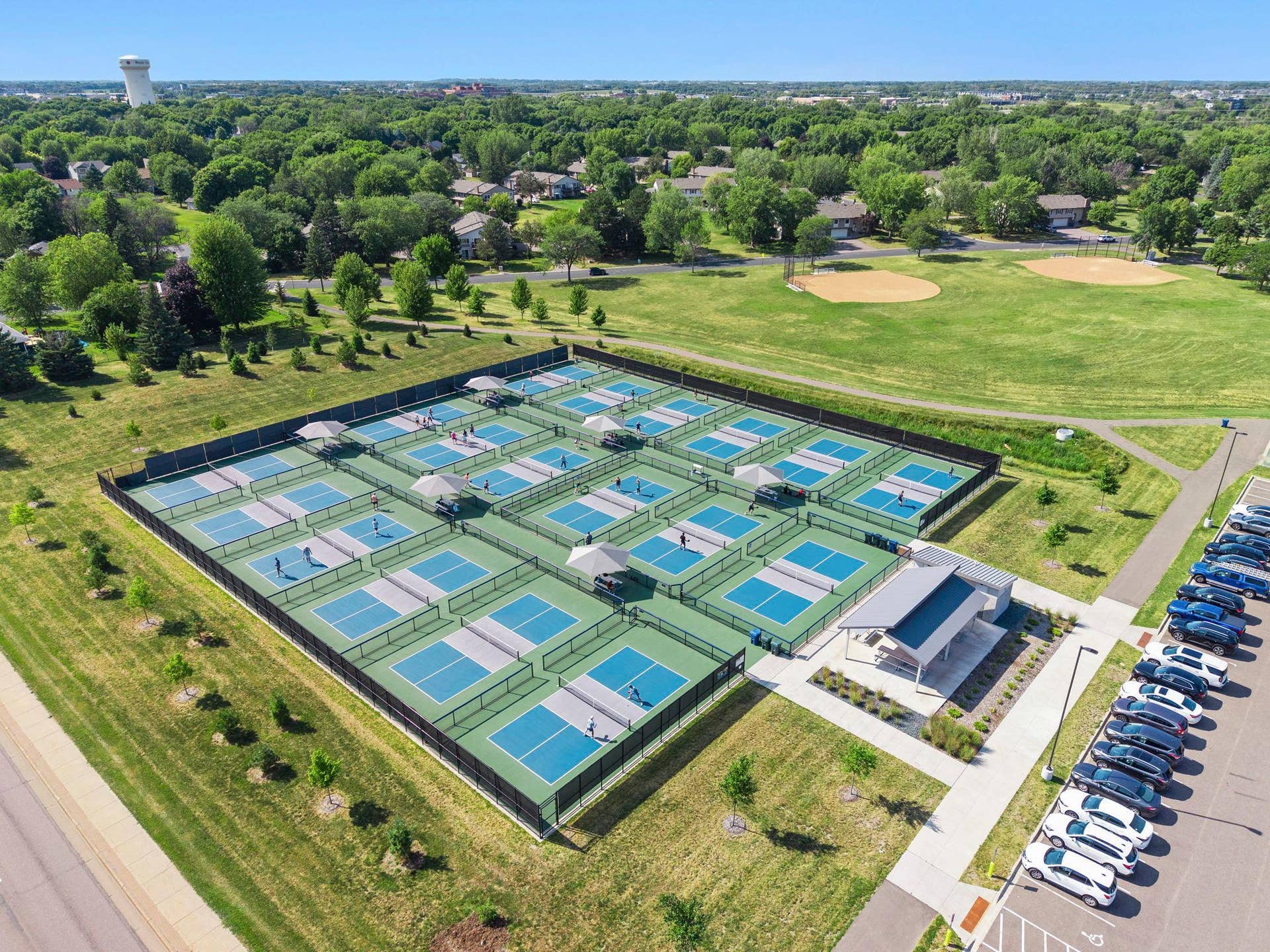 14333 91st Place N, Maple Grove, MN 55369 New pickleball courts and ball fields on 93rd Ave at Harbor Lane, a short walk from the home.
