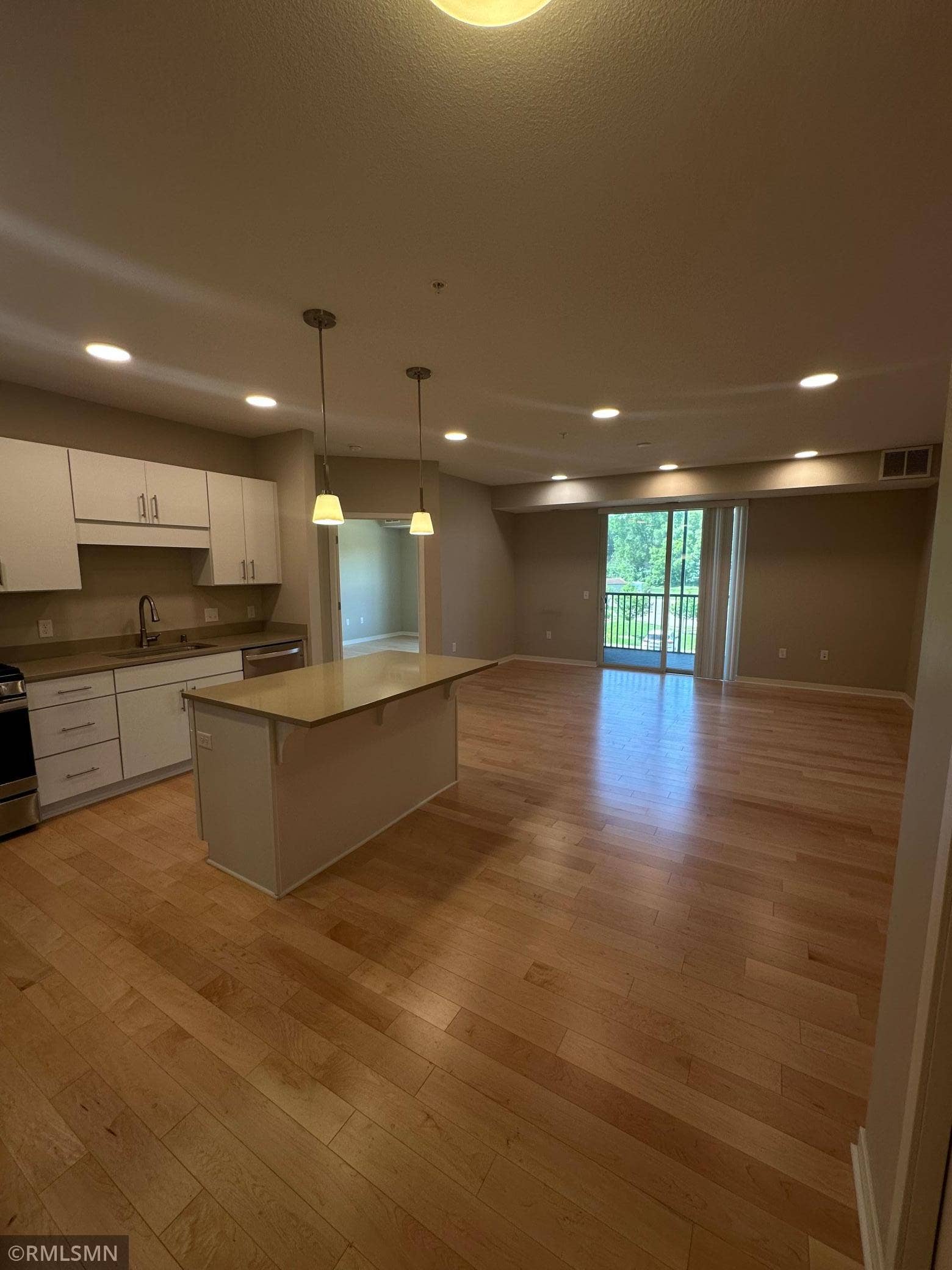 114 Brick Street S, #207, Stillwater, MN 55082 Living/kitchen view