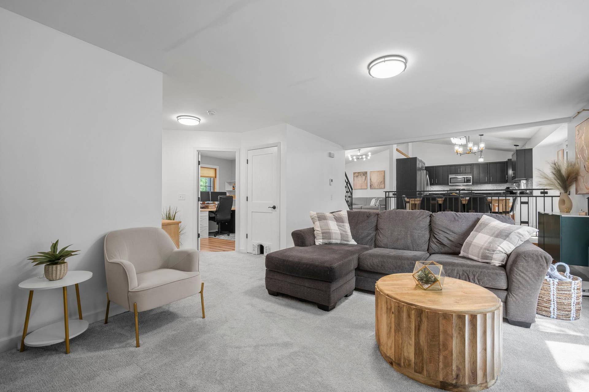Transitional, open floor plan!