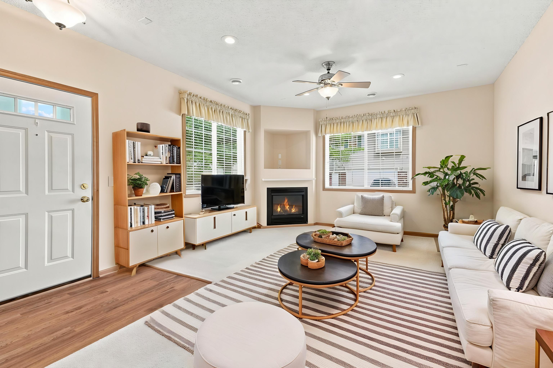 11021 Oak Grove Circle #C, Woodbury, MN 55129 This Photo is Virtually Staged - Living Room