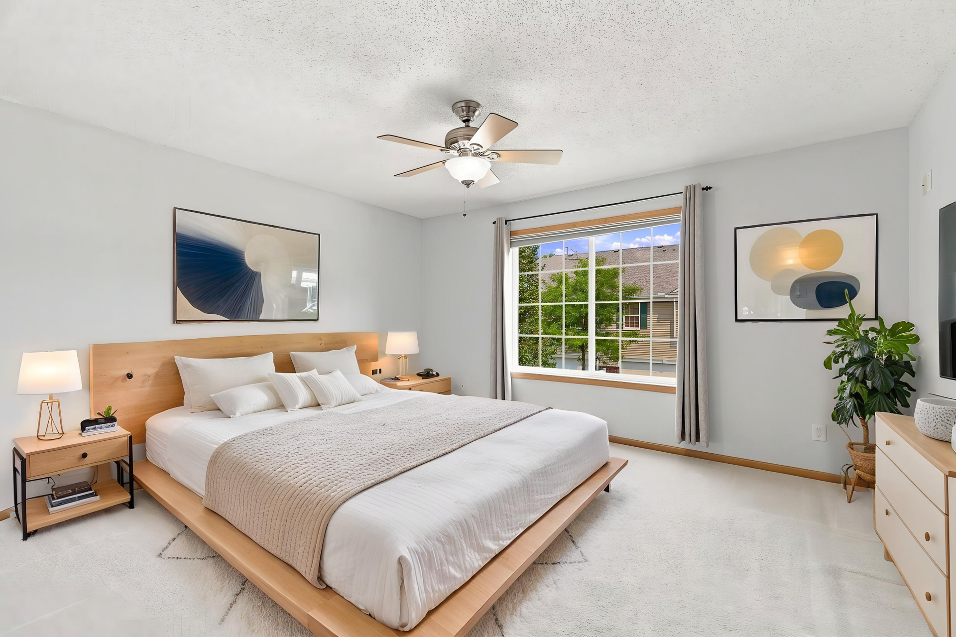 11021 Oak Grove Circle #C, Woodbury, MN 55129 This Photo is Virtually Staged - Upper Level Bedroom 1