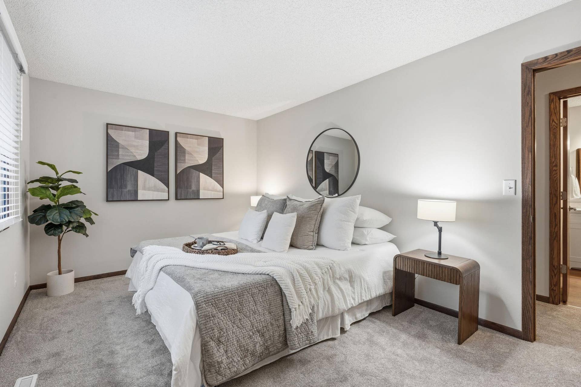 6616 84th Court N, Brooklyn Park, MN 55445 Spacious primary bedroom with King bed
