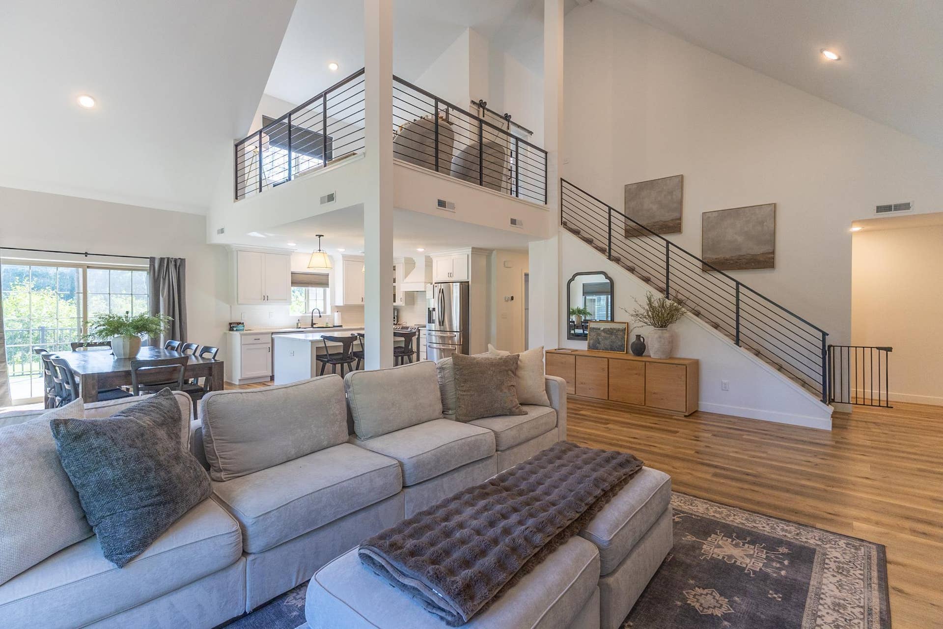 7639 Emerald Pines Drive NW, Bemidji, MN 56601 Staircase w/metal railing-8.jpg