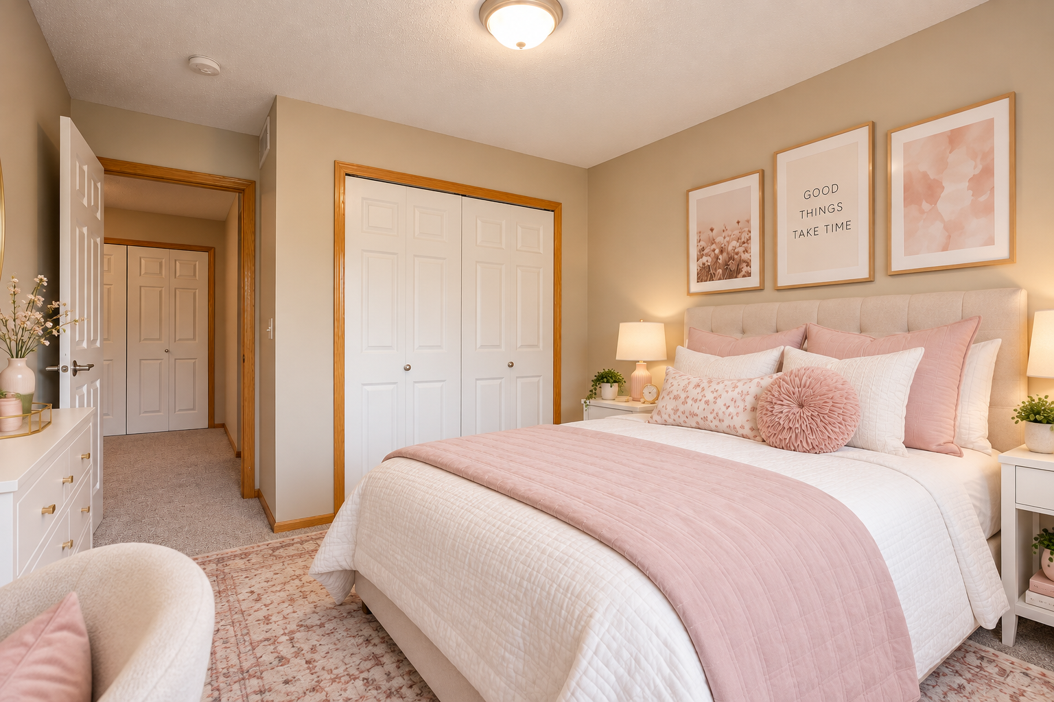 3001 Juniper Lane, #I, Woodbury, MN 55125 bedroom 2 virtually staged