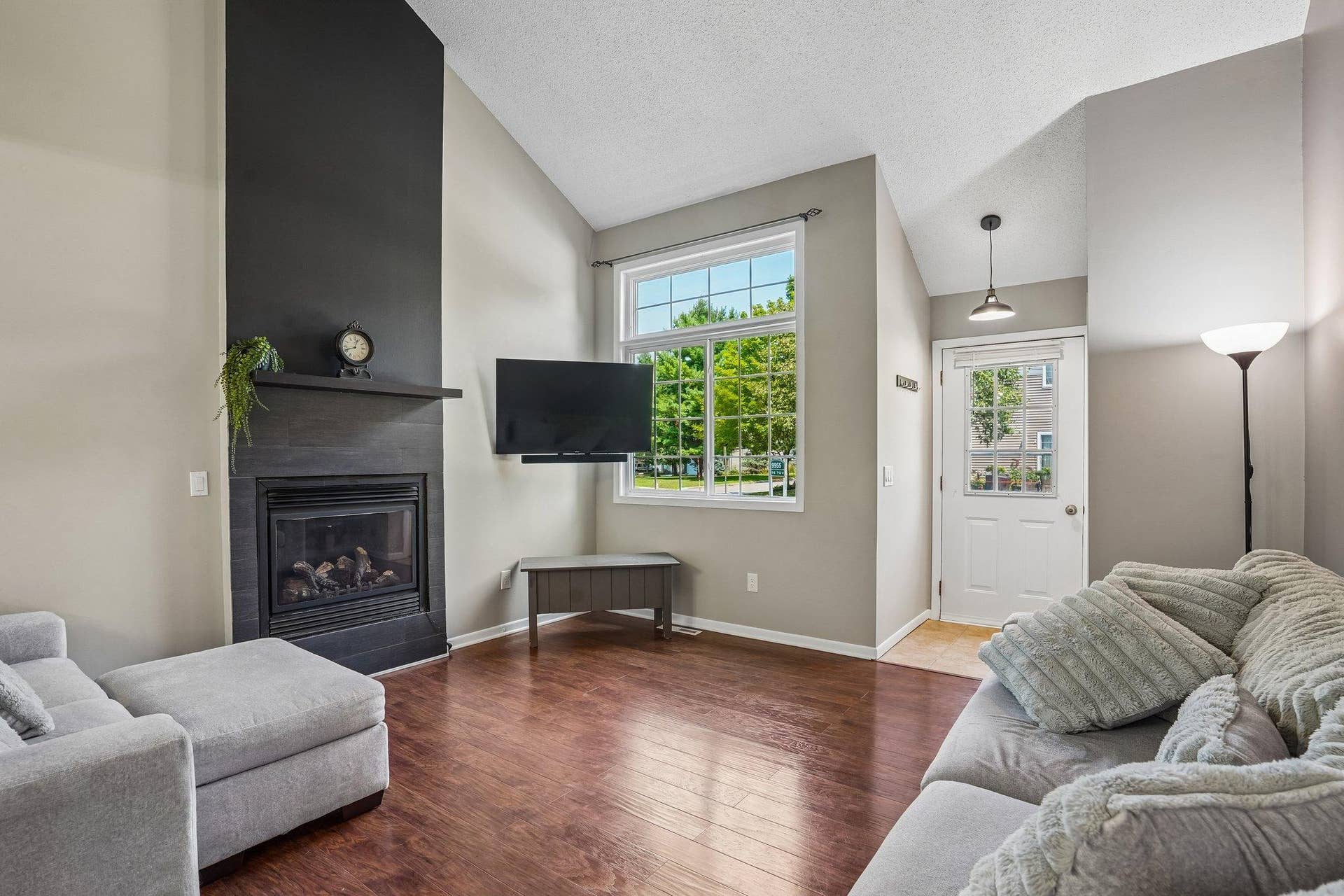 Sunlight, soaring ceilings and gleaming floors greet you.