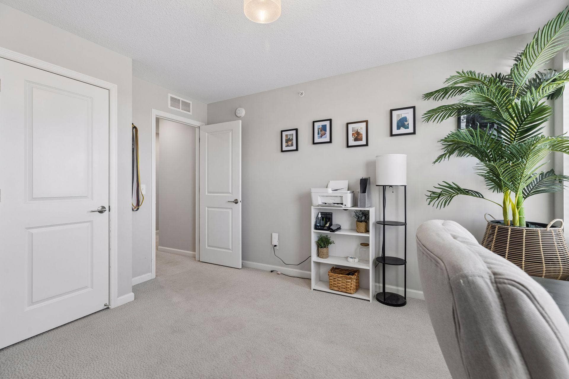 Additional view of third bedroom highlighting layout.