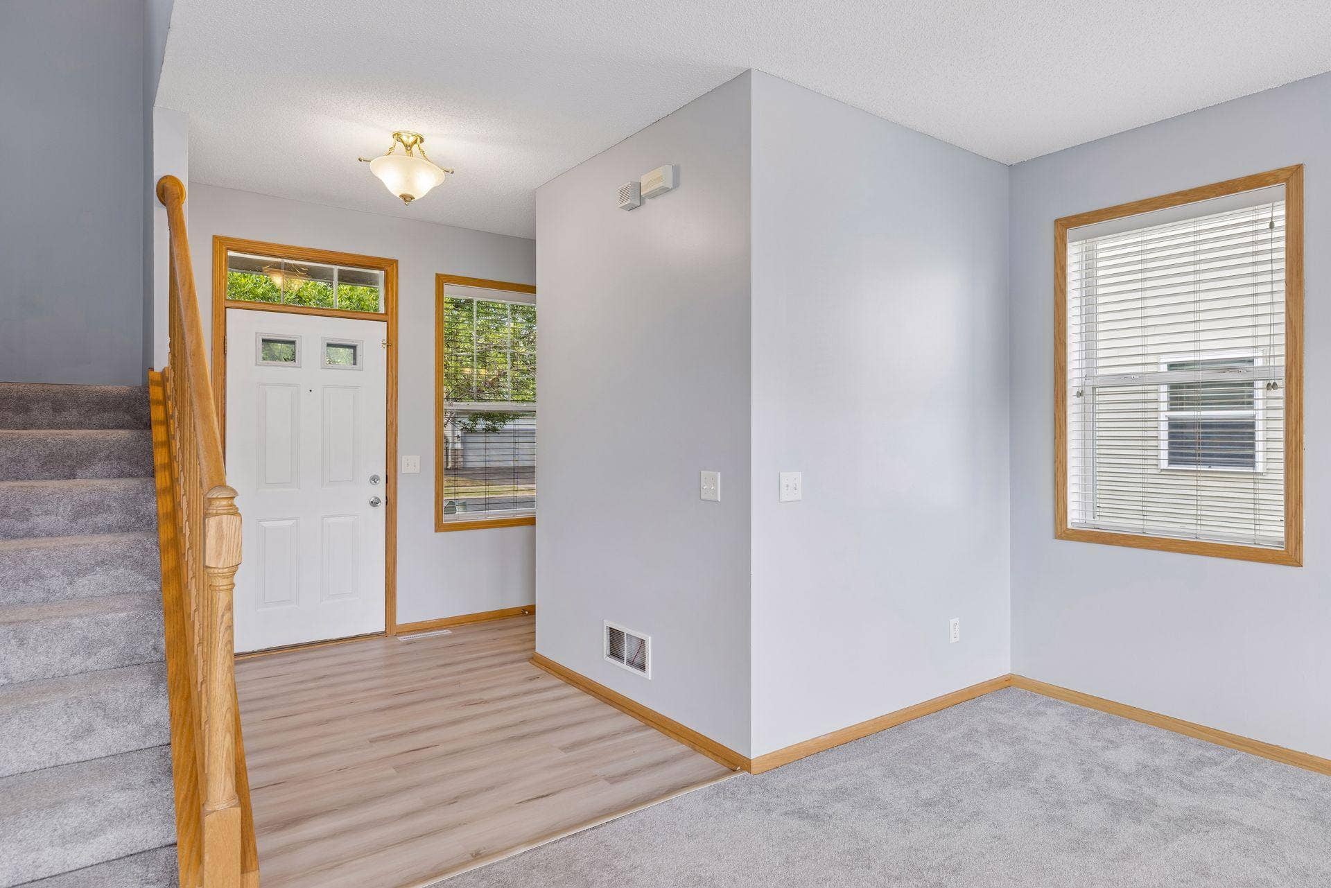Welcoming entryway with convenient main level layout.