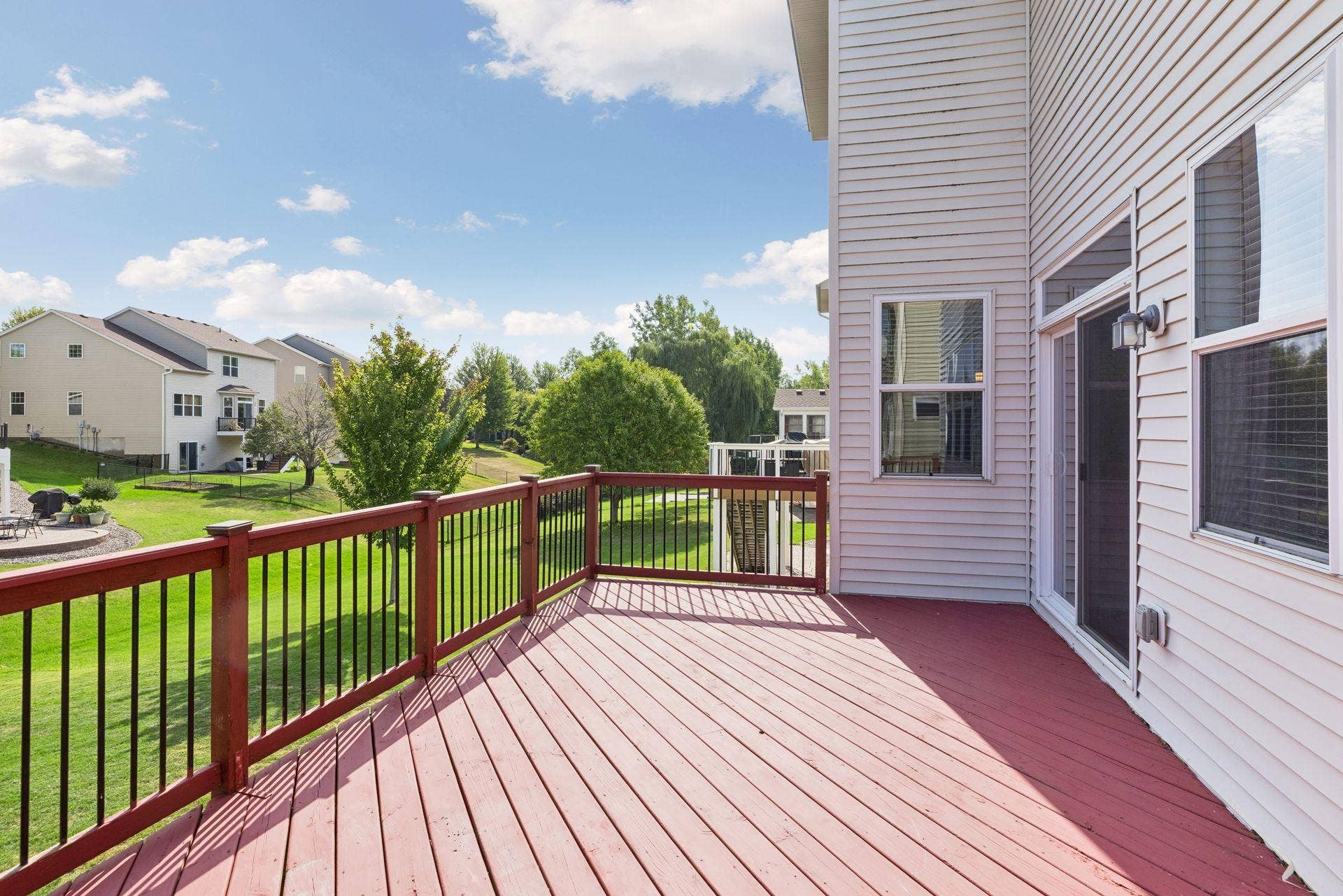 Walkout to your spacious deck