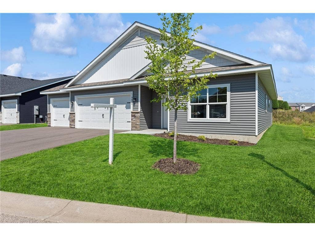4907 Evergreen Drive N, Hugo, MN 55038 Aspen is our largest 3 bedroom plan with 3 car garage. Photos from similar home.