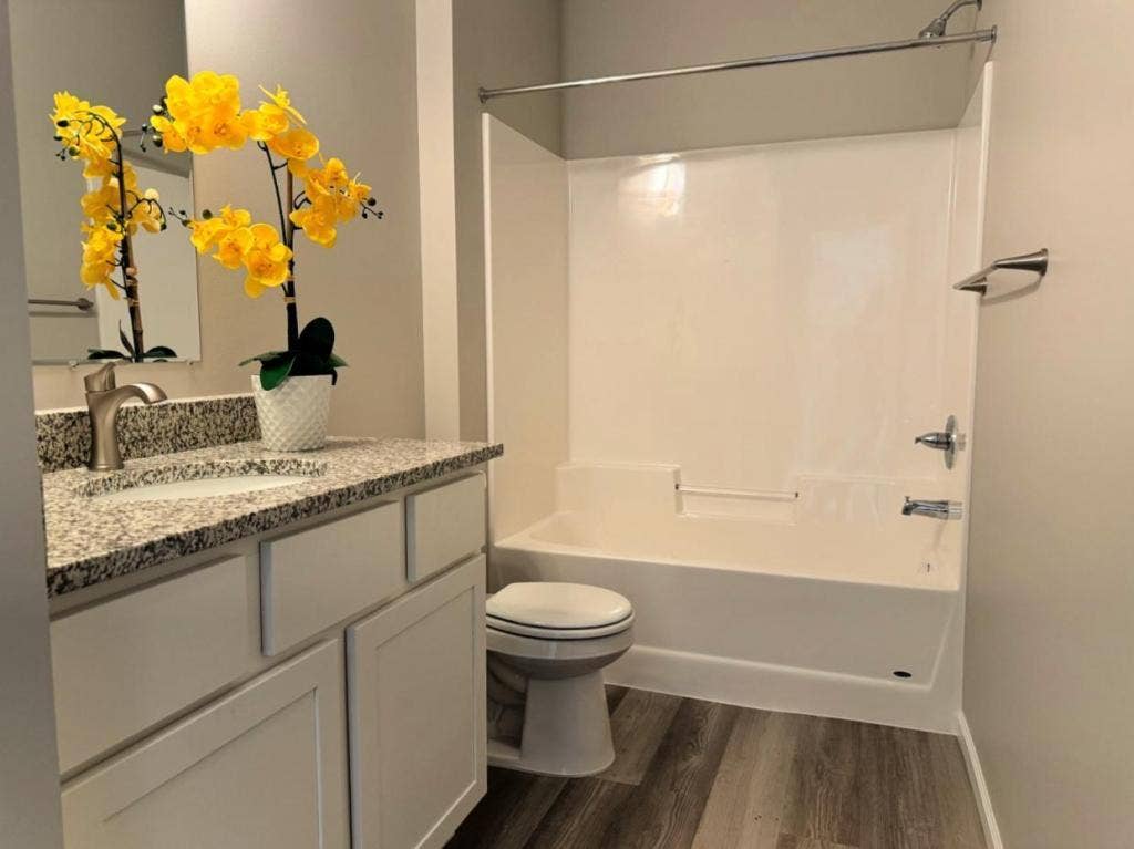 4907 Evergreen Drive N, Hugo, MN 55038 Main Full Bath - White Cabinet option. Photos from similar home.