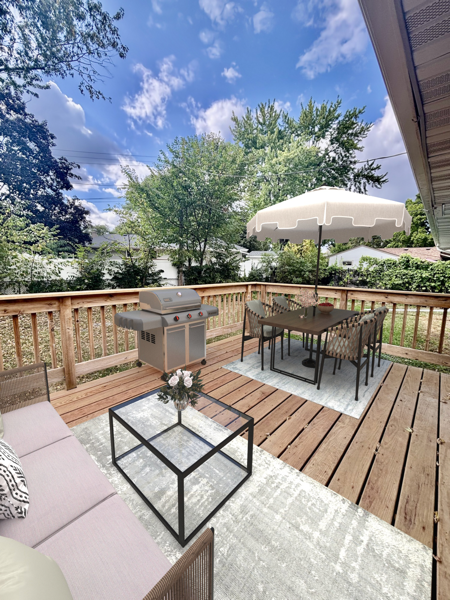 2021 Chambers Street, Maplewood, MN 55109 Sweet deck out back!