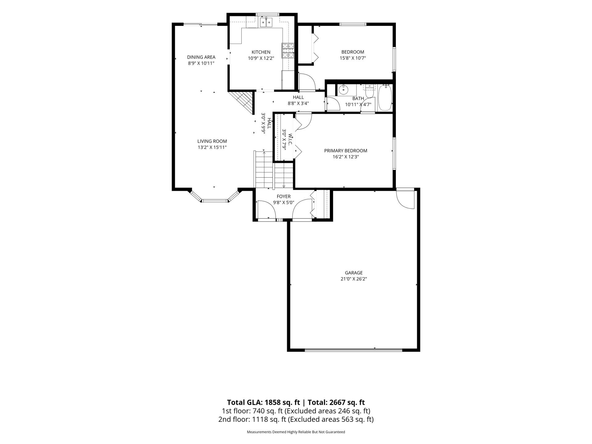 1124 Meadowwood Drive, Brooklyn Park, MN 55444 Floor plans for upper level and garage