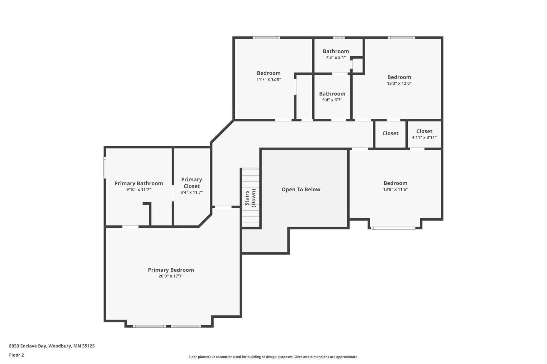 8053 Enclave Bay, Woodbury, MN 55125 Upper Level