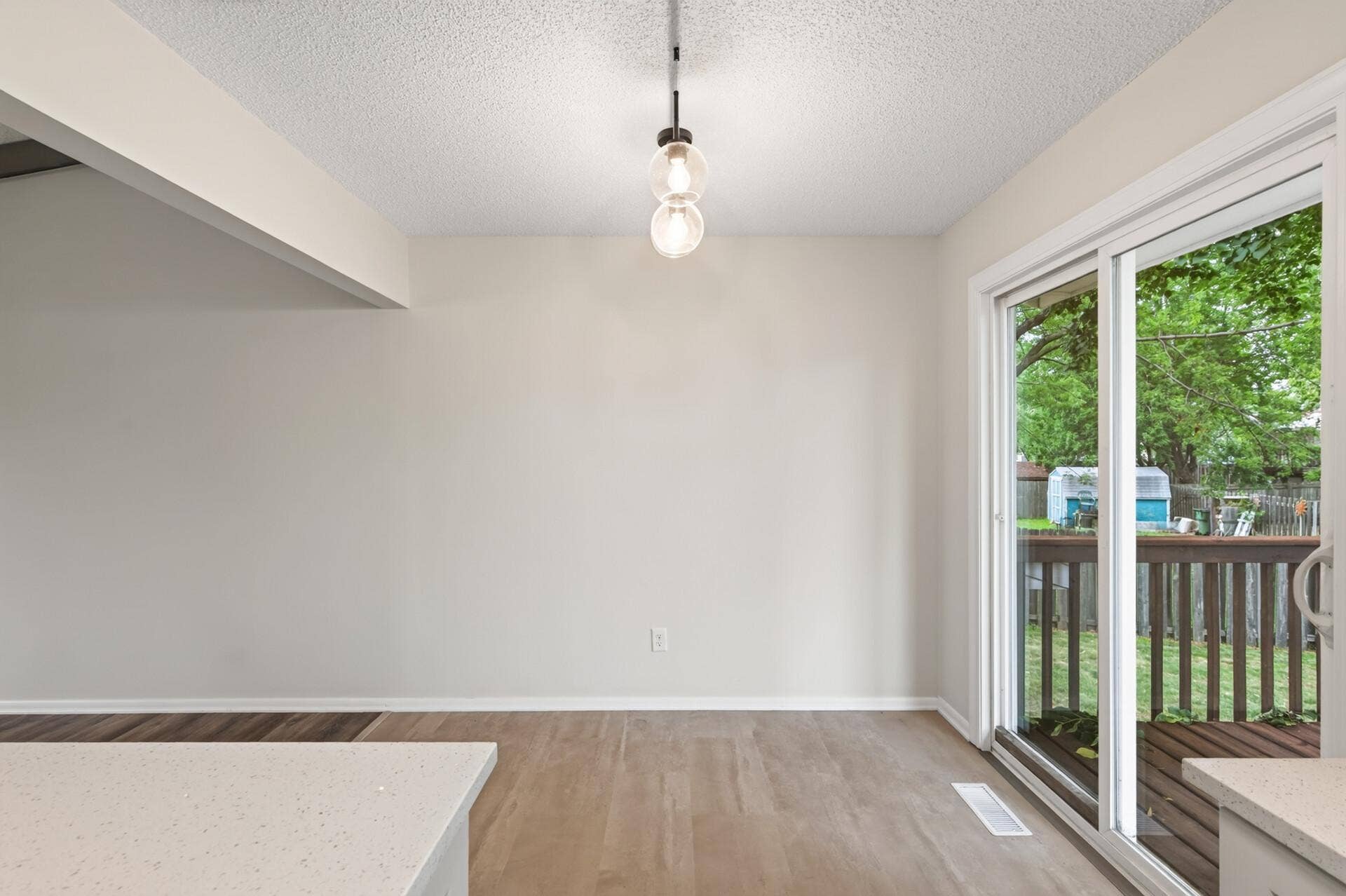 8444 Brunswick Court N, Brooklyn Park, MN 55443 Separate dining area that where a patio door leads to a large deck!