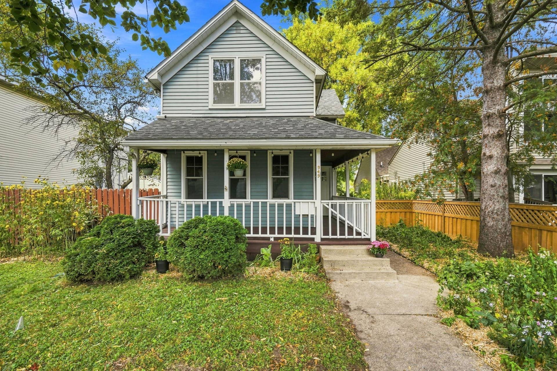 Front Walk and Wrap Around Porch
