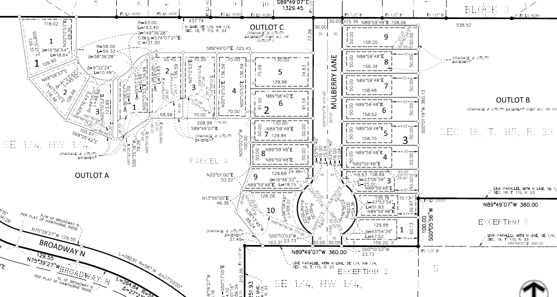 2011 Mulberry Lane, Carver, MN 55315 Plat Brookeview
